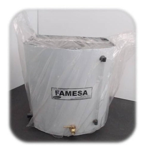 Famesa Electric Ceramic Shower with Bronze Tap 1