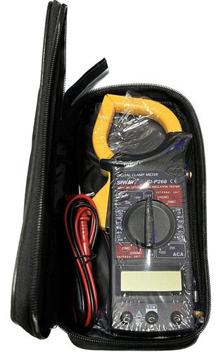 Digital Clamp Meter with Buzzer 1000A Protective Case 5