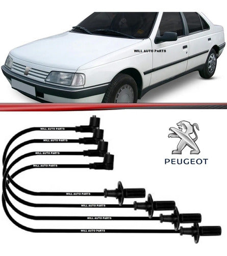 Silicone Spark Plug Wires Gnc Peugeot 306 Partner 405 1.6 1.8 2.0 0