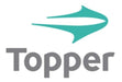 Topper Flat Cap 172657 Blue/White 1