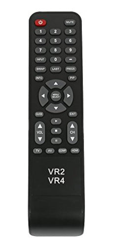 Nuevo Vr2 Reemplazar Control Remoto Para Vizio Lcd 20.- 60 . 0