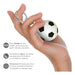 Iko Shop Stress Relief Soccer Ball Keychain Souvenir Pack X 12 U 3