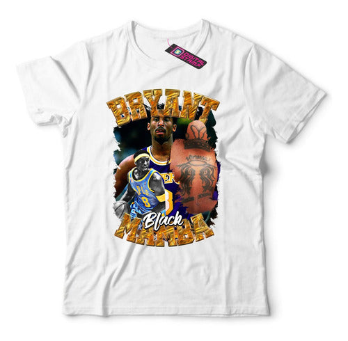 Digital Stamp Remera Kobe Bryant Black Mamba NBA Lakers 8 KB31 DTG 3