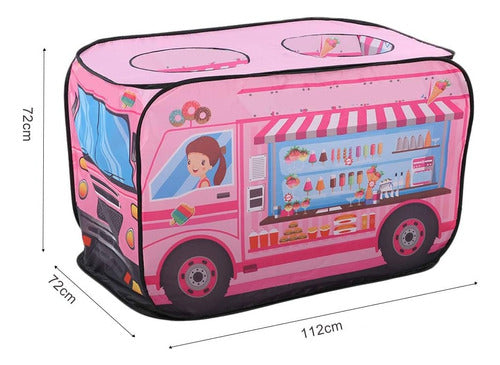 Bechar Foldable Ice Cream Truck Play Tent with Bag 3