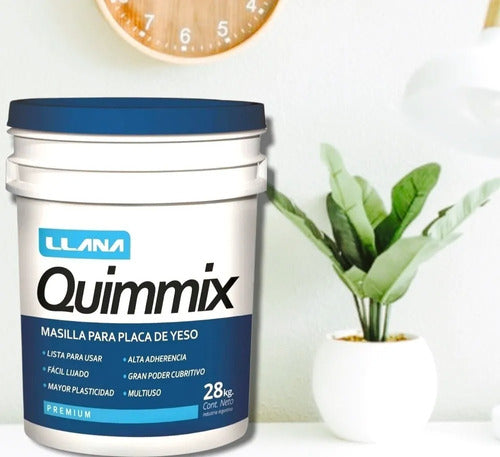 Quimmix Plaster for Drywall 7kg + 1 Sanding Block 1