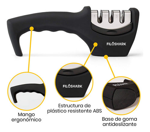 Filoshark Professional Knife Sharpener 2