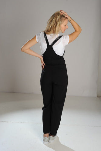 Victoria Candel Black Lycra Jumpsuit for Pregnant Women 4