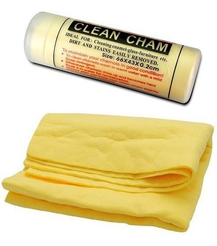 Large Absorbent Chamois Cleaning Cloth 66x43 Synthetic Suede 10