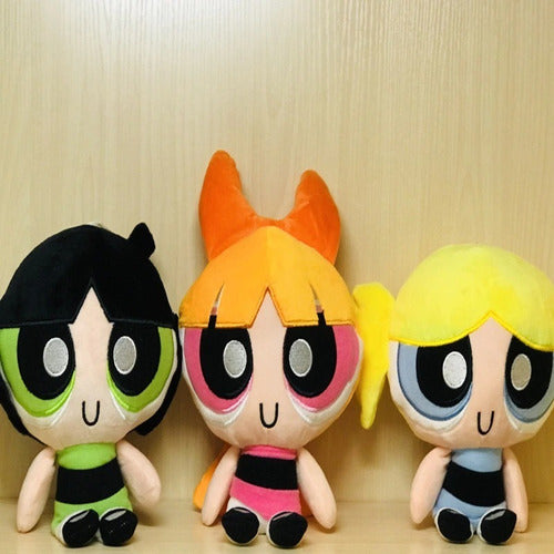 Set of 3 Beautiful Imported Powerpuff Girls Plush Toys 0