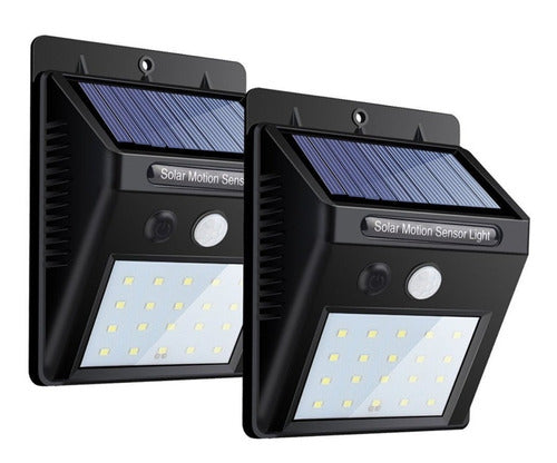 Flinker Solar LED Light Pack of 2 with Motion Sensor - 20 LEDs 0