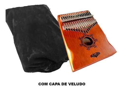 Kalimba Piano De Dedo Standard Mahogany 17 Teclas 6