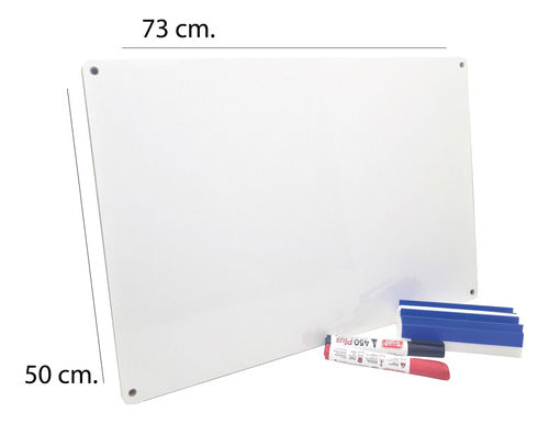 Premium Whiteboard 50x73 with Accessories - Servimaster Brand 1