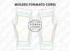 Molde Patron Coreldraw Calza Legging Bebes De 6meses A 4años 1