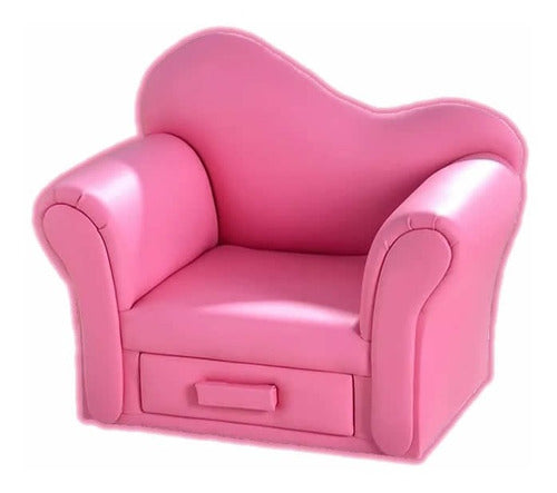 Haussman Pink Lady Eco-Friendly Children's Armchair with Drawer 0