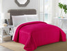 Reversible Plain Bedspread Cover 2.5 Seater Various Colors 6
