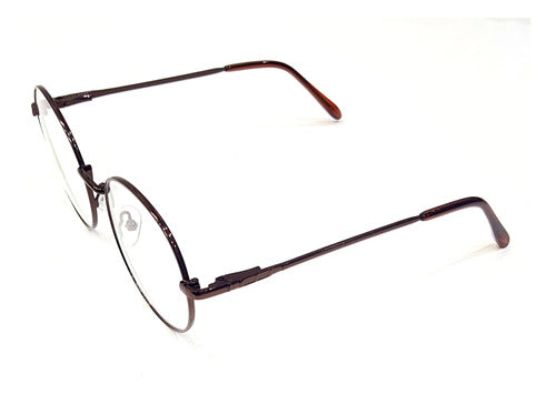 Optic100 Medium Metal Eyeglass Frame with Flex Temples 5