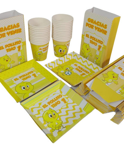 Premium Personalized Party Kit for 10 Kids - The Little Chicken 7