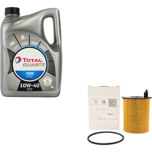 Total Filtro + Aceite 7000 Peugeot Partner 16 Hdi 8v - 2017 0