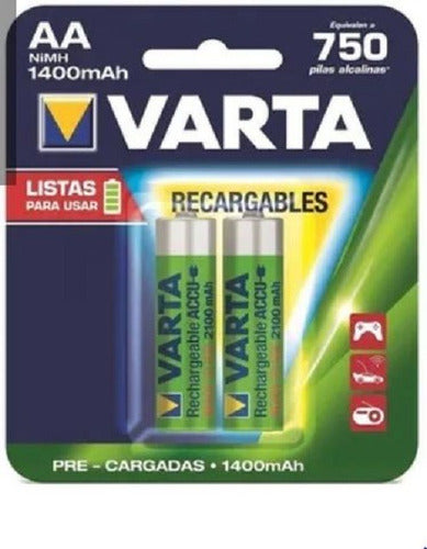 Varta Pila Recargable AA (Pack X 2) 0