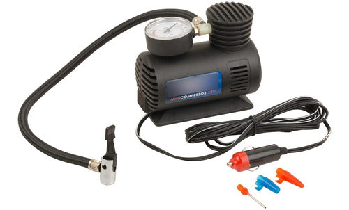 Ever Safe 12V Mini Air Compressor with Pressure Gauge 1