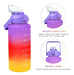 Set of 3 Motivational Sports Water Bottles with Time Tracker 1