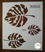 Noreste Ideas Stencil Hoja Costilla De Adam 50x60cm FLR1004 0