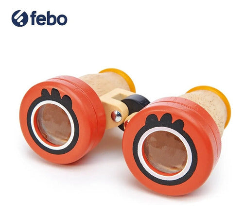 Tender Leaf Safari Binoculars Juego De Madera Binoculares Tender Leaf Niños Infantil Febo 1