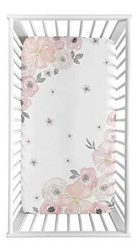 Sweet Jojo Designs Adjustable Crib Fitted Sheet 0