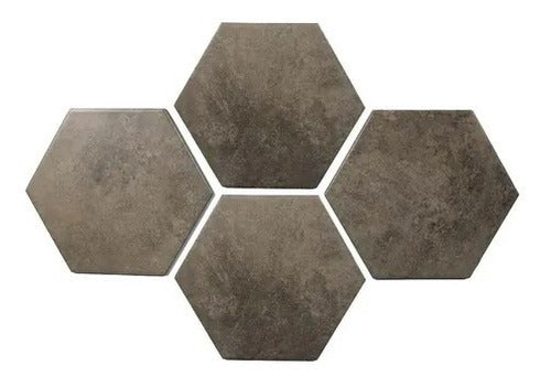 Hexagonal Ceramic Wall and Floor Tiles 20x23cm - Set of 30 Units 6