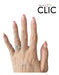 Clic Press On Almond Pink Love Nails - 24 Units 3