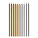 Iluminarte Long Gold/Silver Candles X 10 4