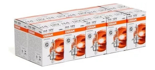 Kit 10 Lámparas H4 Osram 12v 60/55w Alta Baja P43t - Npcars 1