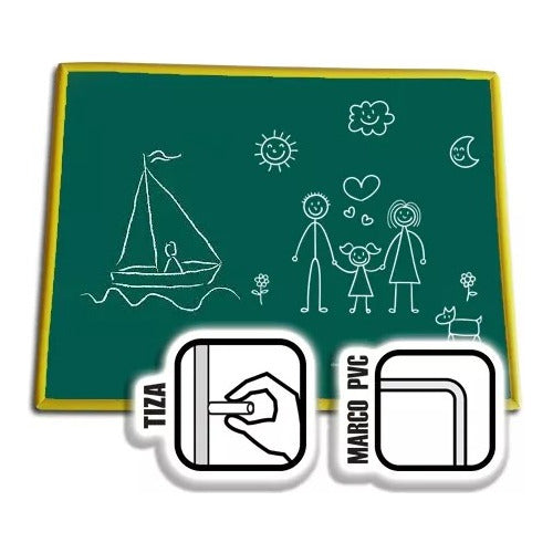 APXER Green Chalkboard 60 X 40 Cm Playking 4