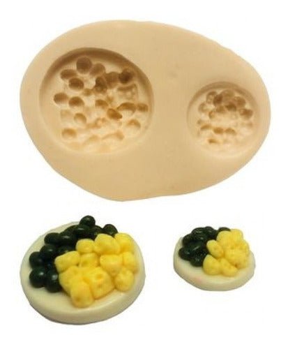 Molde De Silicone Comida De Boteco Para Decorar 0