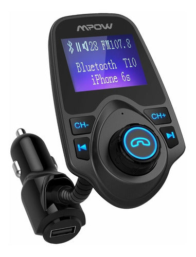 Transmisor Fm Inalambrico Articulado Mp3 Usb Sd Bluetooth 0