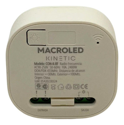 Macroled Controladora Kinetic Macroled Rf Ac90-250v 3