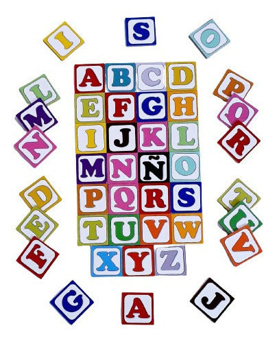 Juego Didáctico Abecedario Con 65 Letras + 26 Tarjetas 4