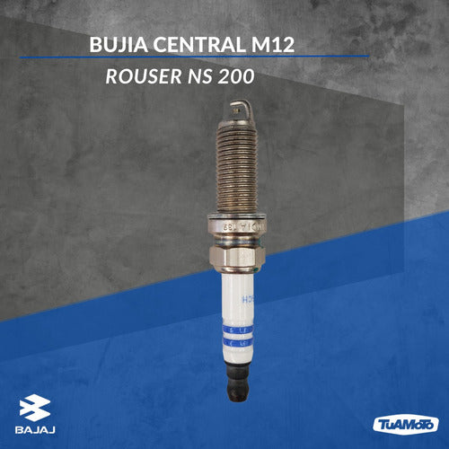 Champion M12 Original Bajaj Rouser NS 200 Central Spark Plug 2