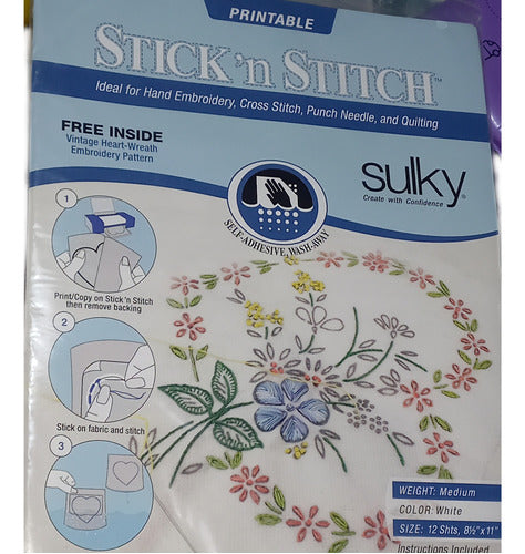 Stitch Stabilizer Hydro-Soluble Self-Adhesive Paper 0