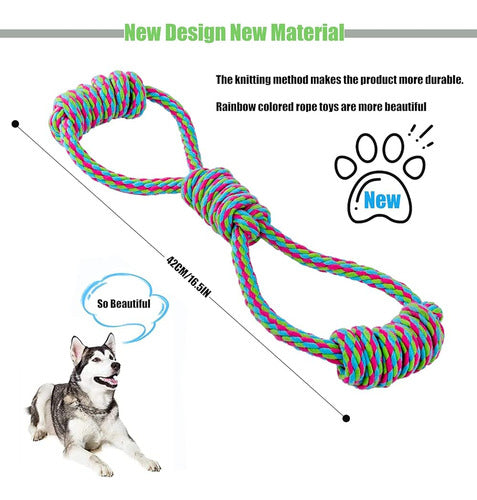 Ulmpp 2021 New Rope Toys for Dogs for Aggressive Chewers 1