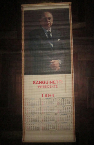 Antiguo Almanaque De Sanguinetti Presidente 1994 1995 0