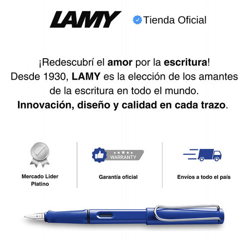 Plumin De Acero Pulido Lamy Trazo F 1