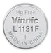 Vinnic Pack of 20 Button Batteries L1131F LR54 AG10 189 LR1130 1