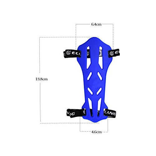 Yls Protector De Brazo De Caucho Para Tiro Con Arco Azul 1