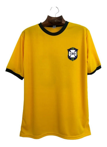 Brazil 1970 Pele Retro T-shirt 4