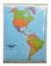 Sistemas Educativos Laminated Wall Map of the American Continent 90x130 0