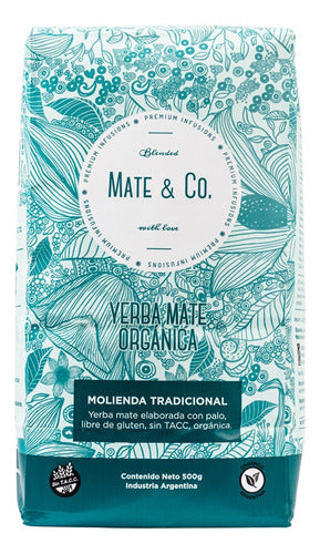 Mate & Co Organic 500g. Traditional Grind with Stalk 0