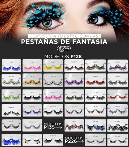 Jessamy P128 Fantasy False Eyelashes 2