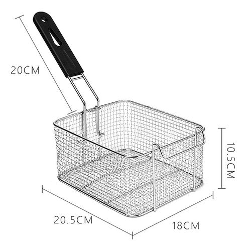 Fritador Cesto / Canasto Para Fritador Comercial 20x18x10cm Repuesto 1