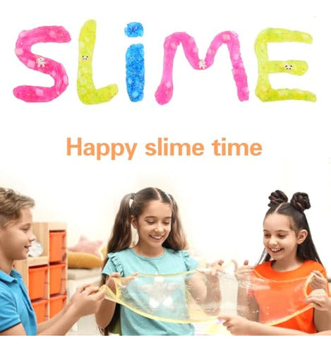 Paquete De 3 Unidades De Slime Transparente, Cubo 5